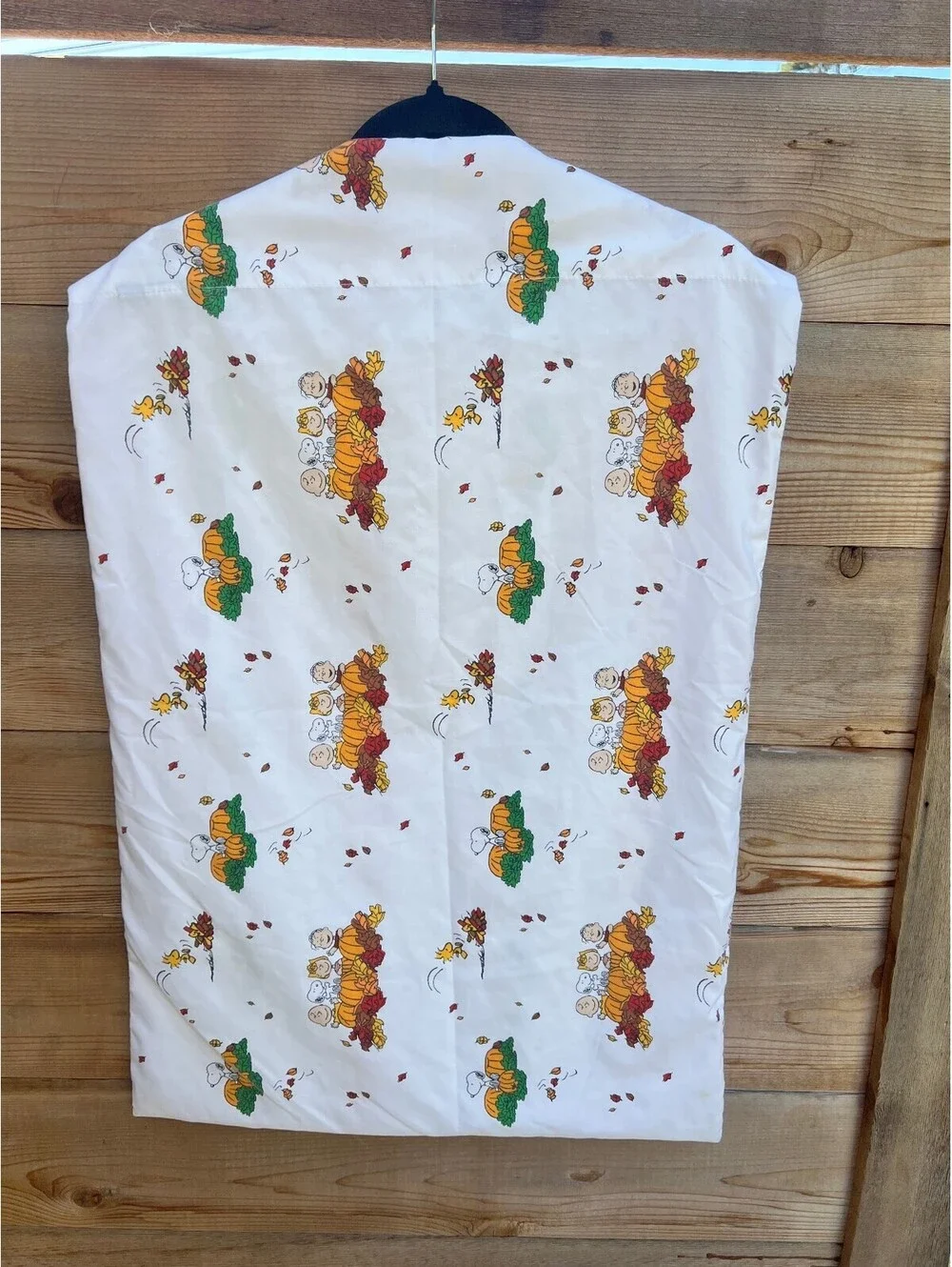 Vintage Peanuts Fall Standard Pillow Case with The Great Pumpkin